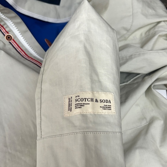 Scotch & Soda Utility Field Jacket Coat Mid-Length Hooded Many Pockets NWOT - Picture 8 of 14